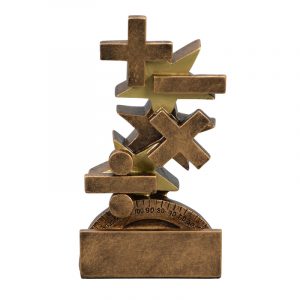 57204GS Star Blast Resin Math Trophy