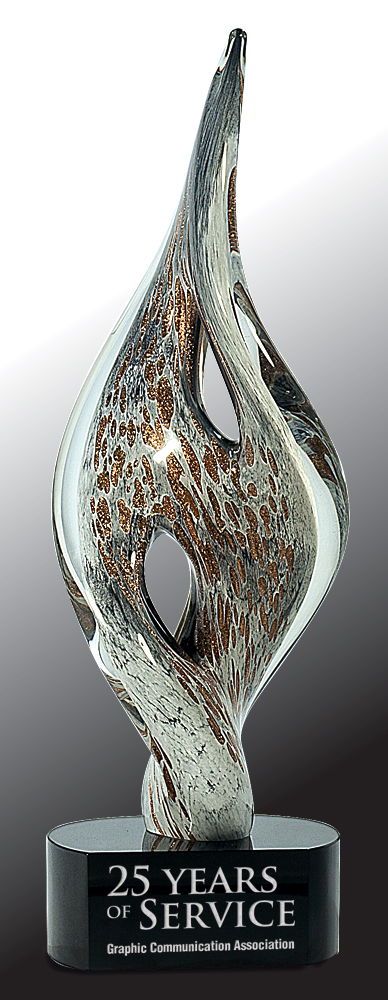 Spire Twist Premier Art Glass | Impressive Awards & Gifts