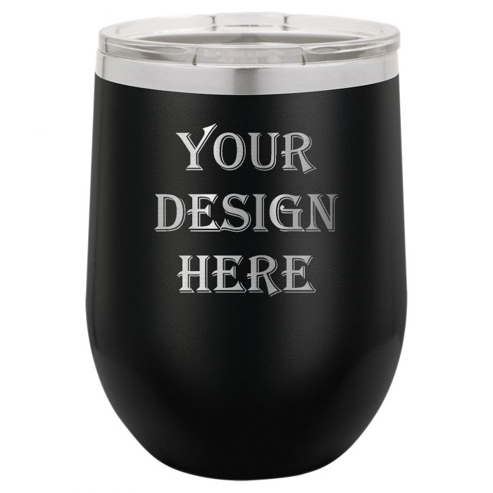 black wine tumbler bulk
