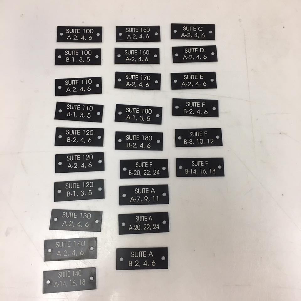 Electrical Panel Engraved Labels